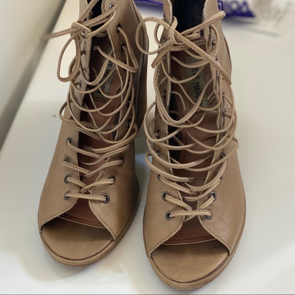 Steve Madden Tempting Lace-Up Bootie - Picture 9 of 9